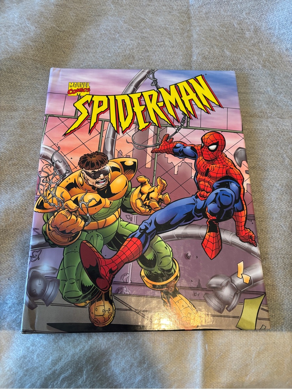 Spider-Man vs Dr. Octopus Children's Book 12x9 Hardcover by Paul Andrews